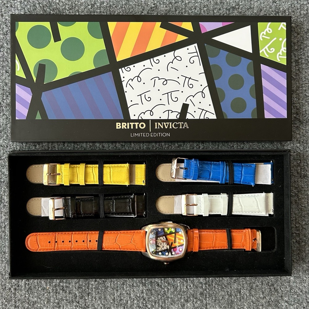 Britto Invicta Watch Romero Limited Numbered 216/2000 New Battery
